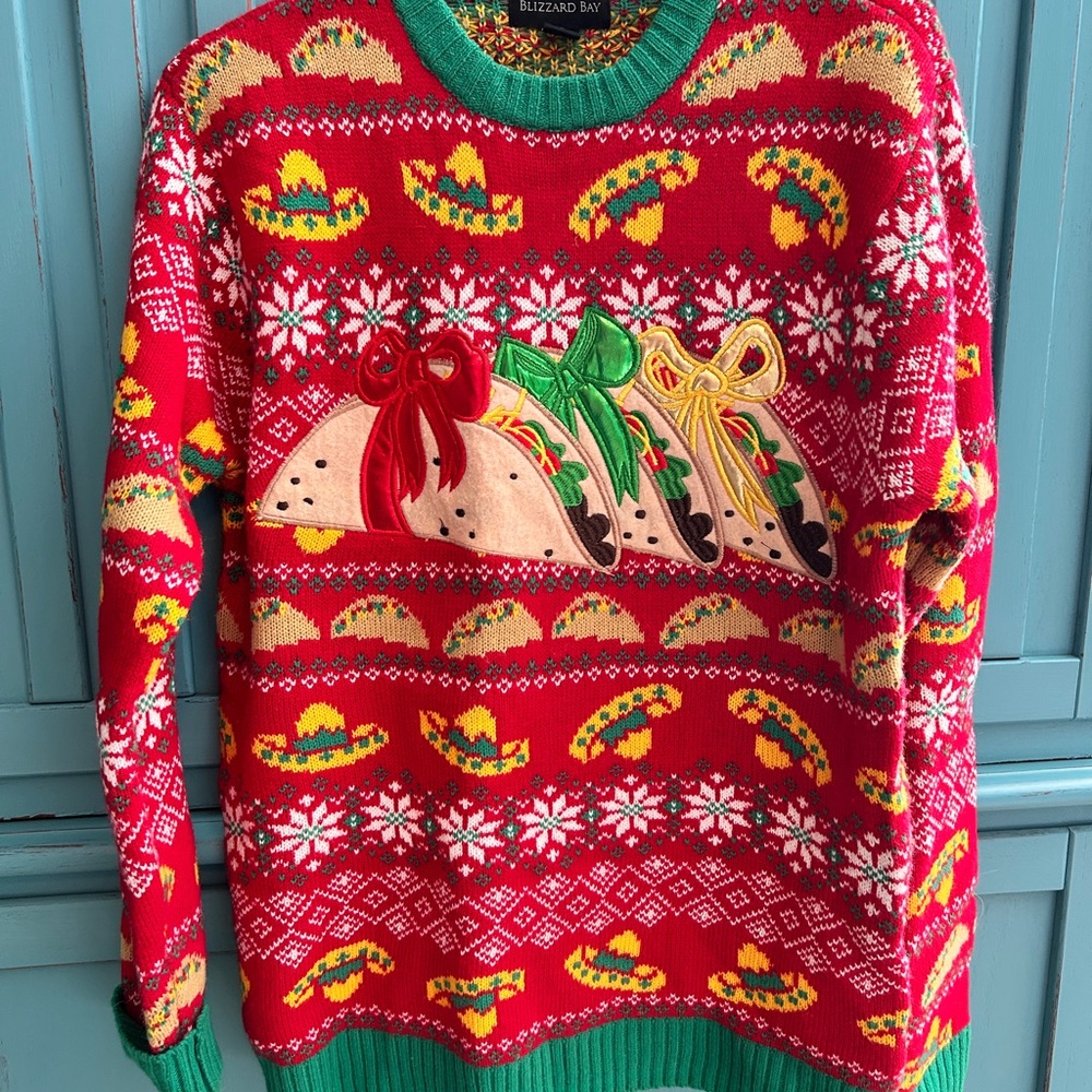 Ugly Christmas taco sweater